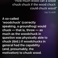 NEWS: siri solves the devious woodchuck mystery