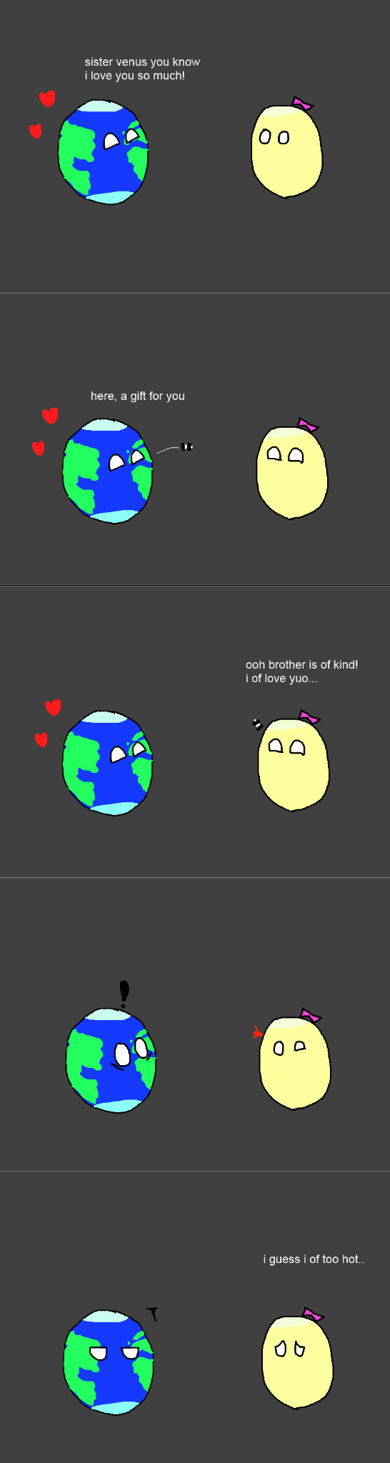 Venus and Earth - meme