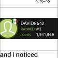 DAVID8642 was #1 a long time ago for those who don't know