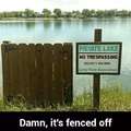 Fenced off