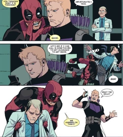 Deadpool kills people....really? - meme