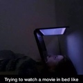 Movies in bed