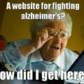 Grandma likes interneting