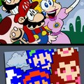 Super Mario selphie