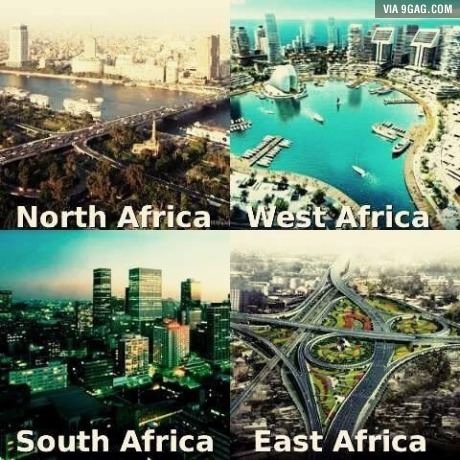 the parts of africa that they dont show on tv - meme