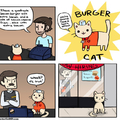 The adventures of burger cat
