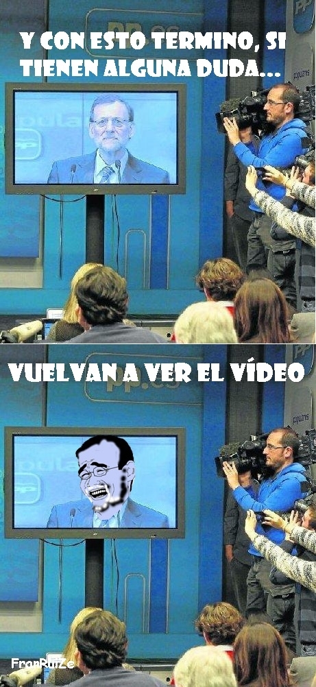 Explicaciones de Rajoy - meme