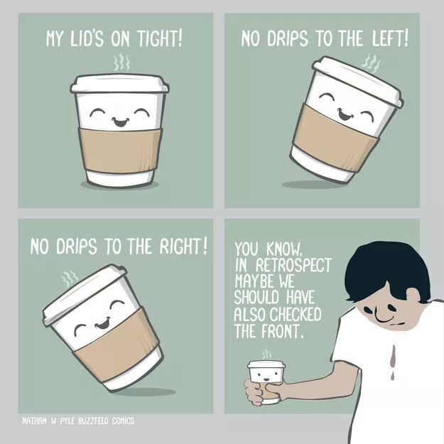 Coffee lid - meme