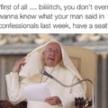 Pope ain't having it
