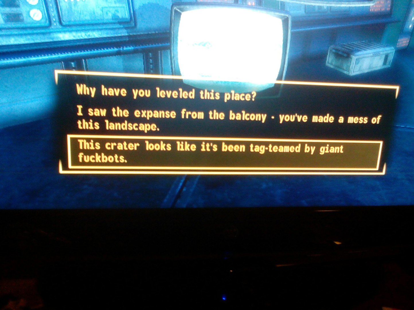 Playing Fallout NV and found this gem - meme