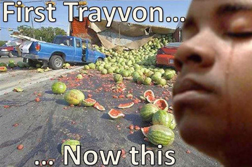 Rip trayvon - meme