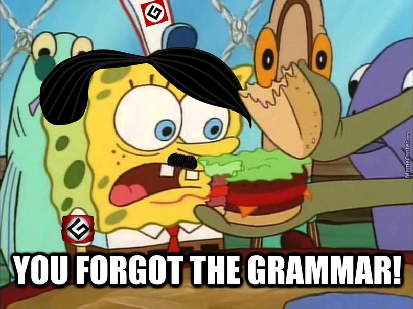 Grammar nazis - meme