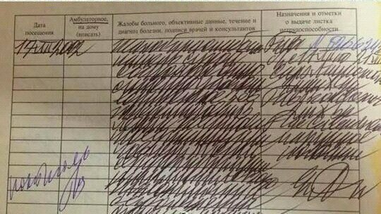 Medical prescription in Russian - meme