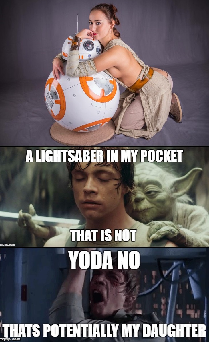 The Force aint the only thing awakening - meme