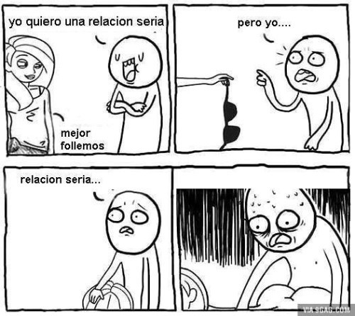 Relación seria - meme