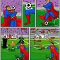 Quand superman fait du foot