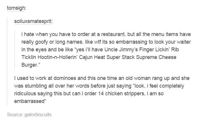 Fucking restaurants - meme