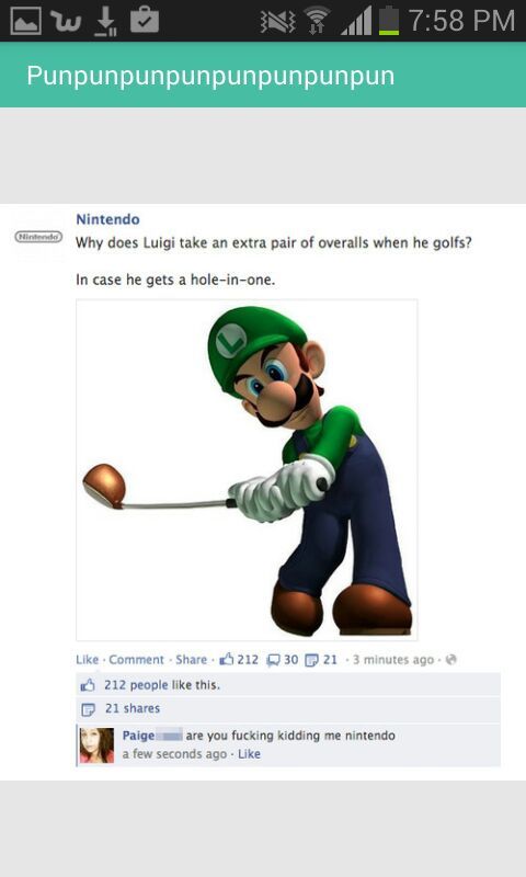 Nintendo and his jokes (^^) - meme