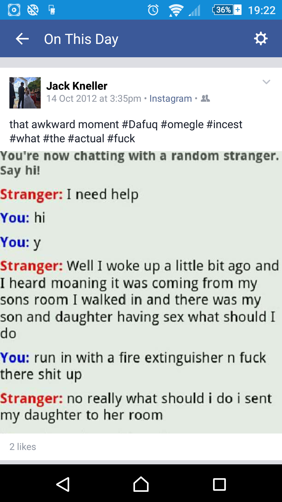 Omegle is always exciting.. - meme