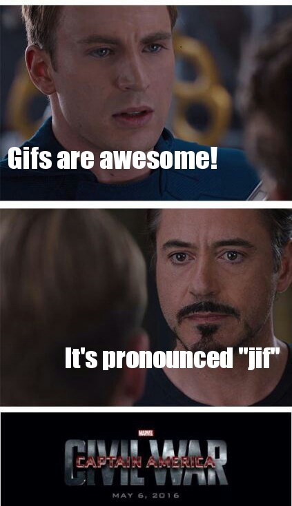 Jif or gif? - meme
