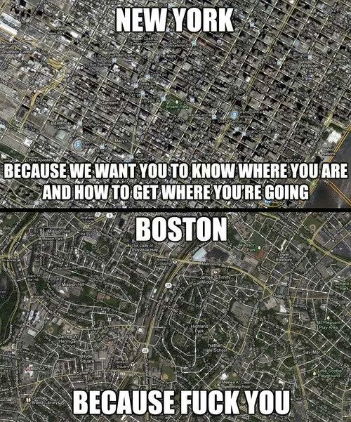 I live in Boston - meme