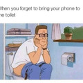 Forgetting toilet entertainment