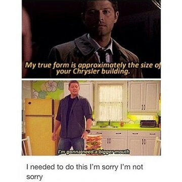 Supernatural is the superior show. - meme
