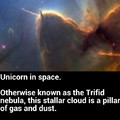 Unicorn in space