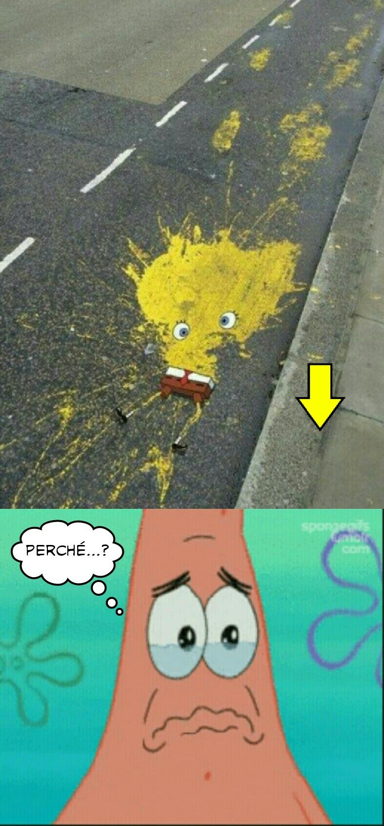 R.I.P. Spongebob... Cito lucamomba. - meme