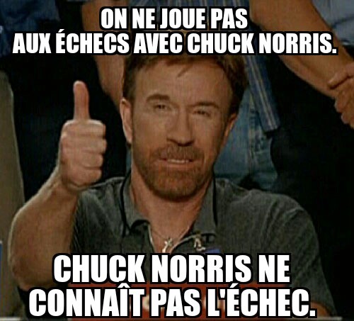 Chuck Norris approuve - meme