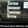 the local pizza