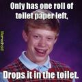 I only got to wipe once D:.