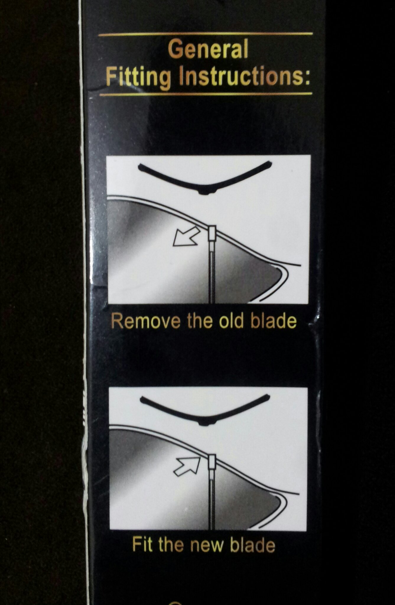 Just bought new wiper blades. Best instructions ever! - meme