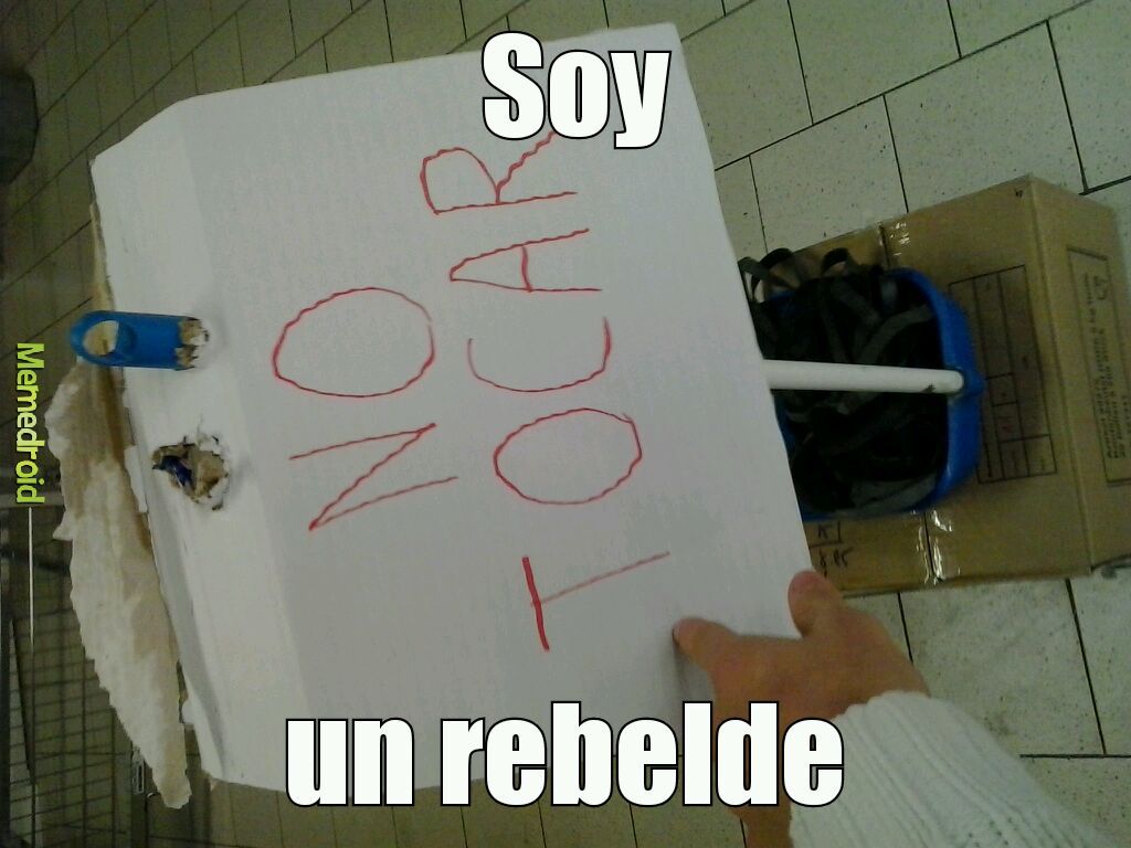 Rebeldía - meme