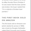The first ebay and amazon