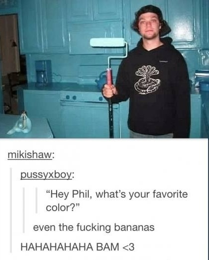 I like blue bananas <3 - meme
