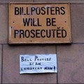 Bill posters