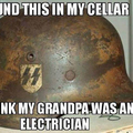 Yeah....an electrician. Probably in Germany