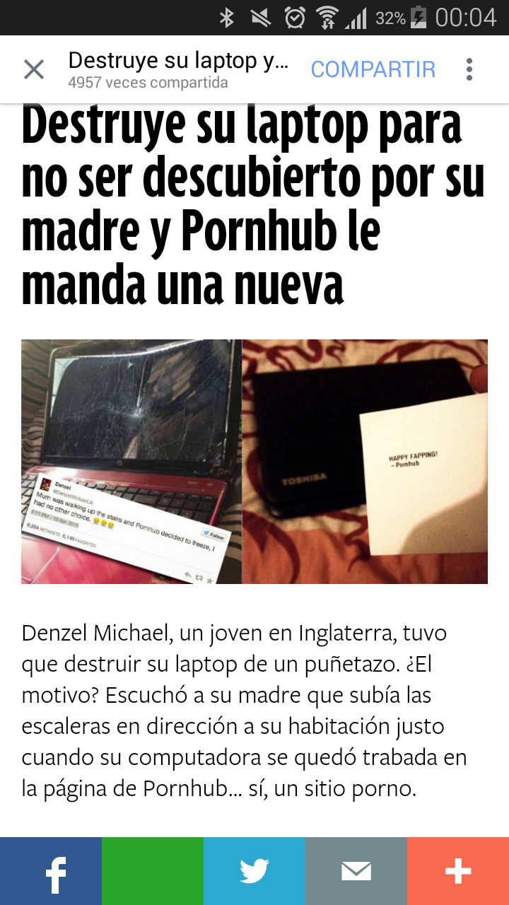Pornhub ahora regala laptops - meme