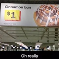 Cinnamon Roll Size