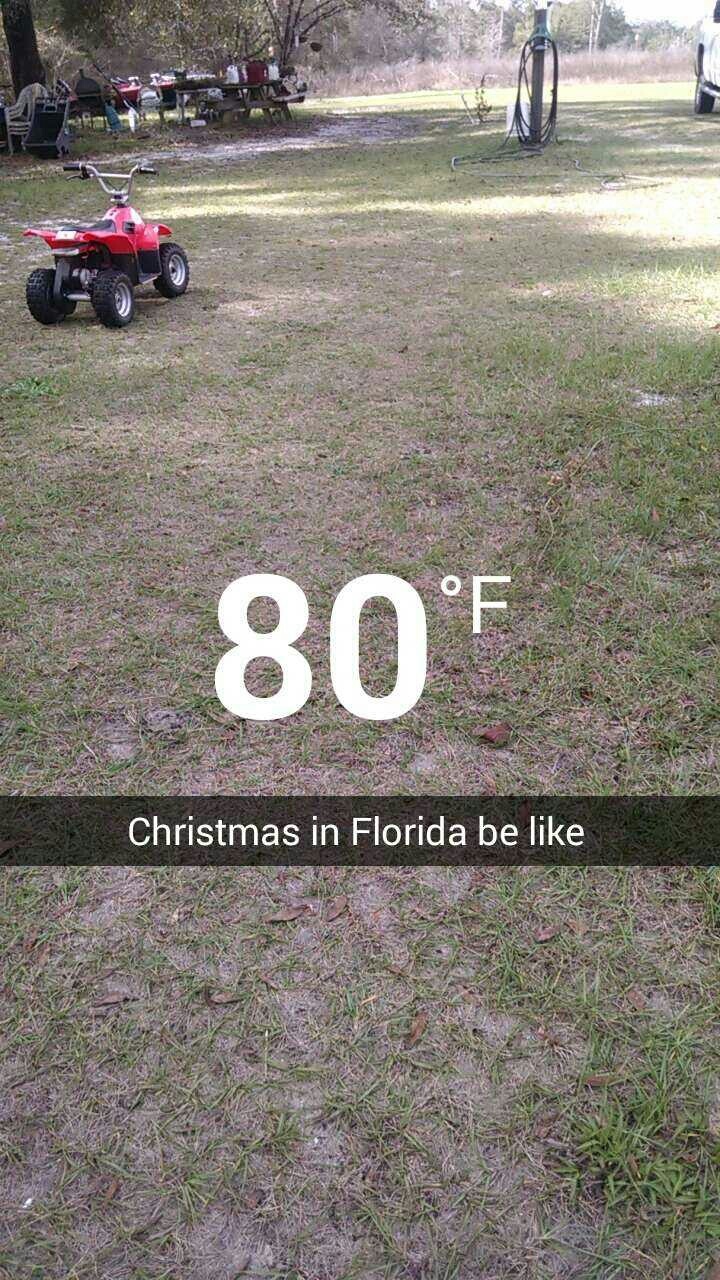 Christmas in Florida - meme
