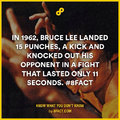 Facts about Bruce Lee #6