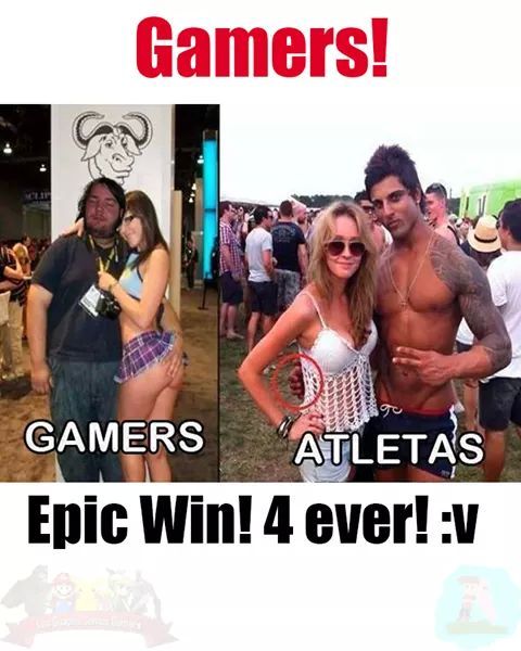 Gamers wins - meme