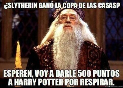 500 puntos para Gryffindor!! - meme