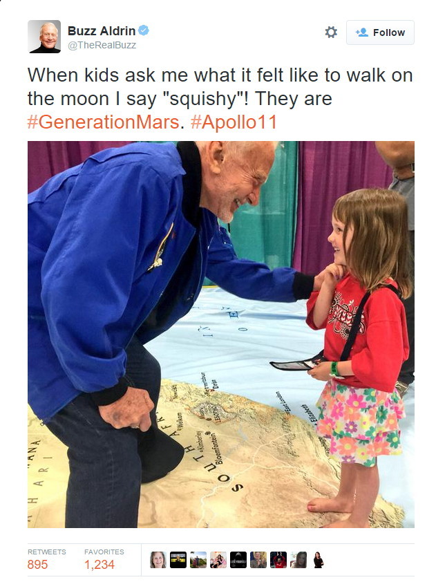 Buzz Aldrin is the man - meme