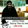 Johnny depp is a sir