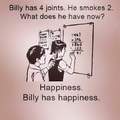 be like billy! be happy