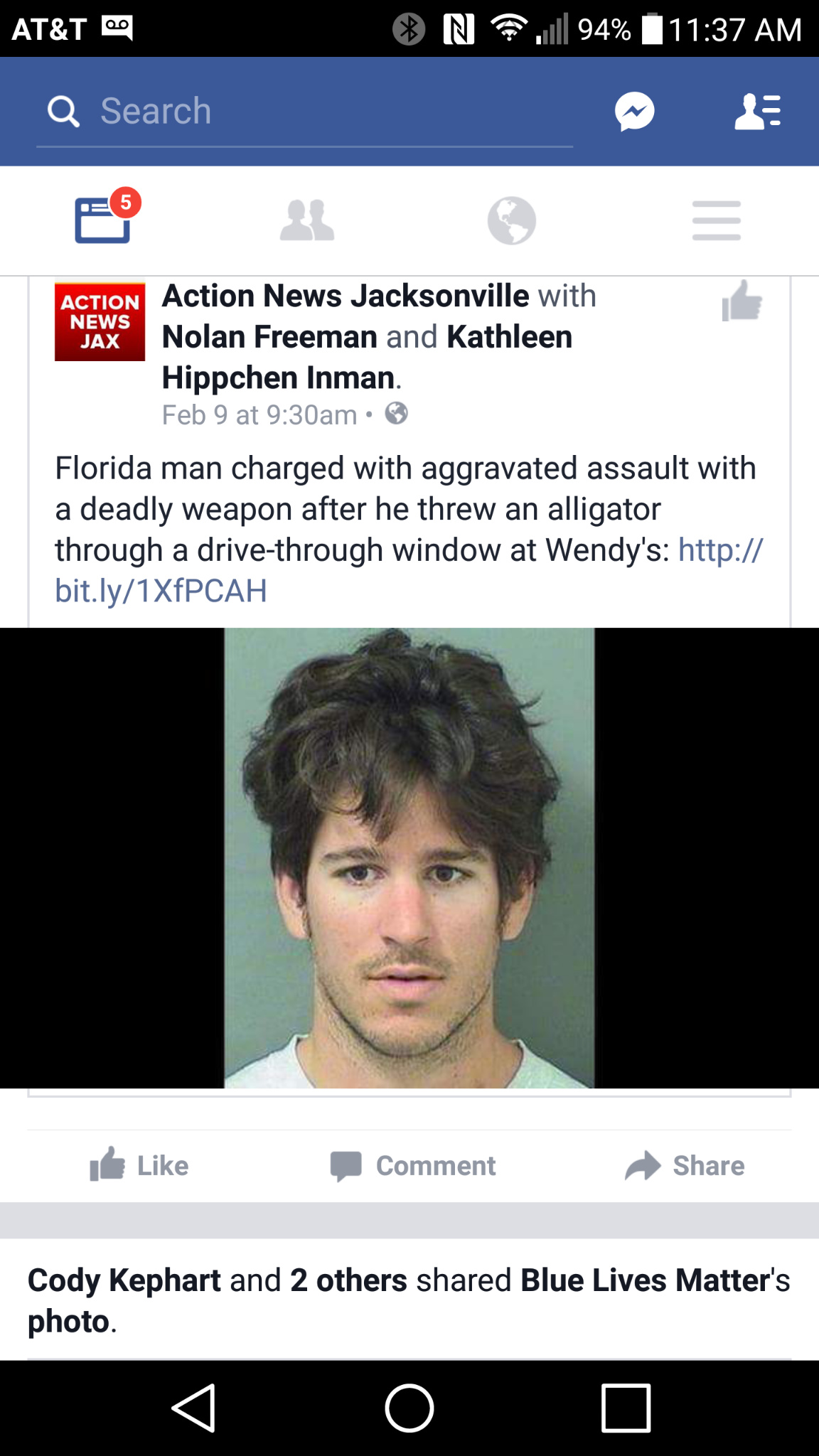 Florida man Strikes Again... - meme