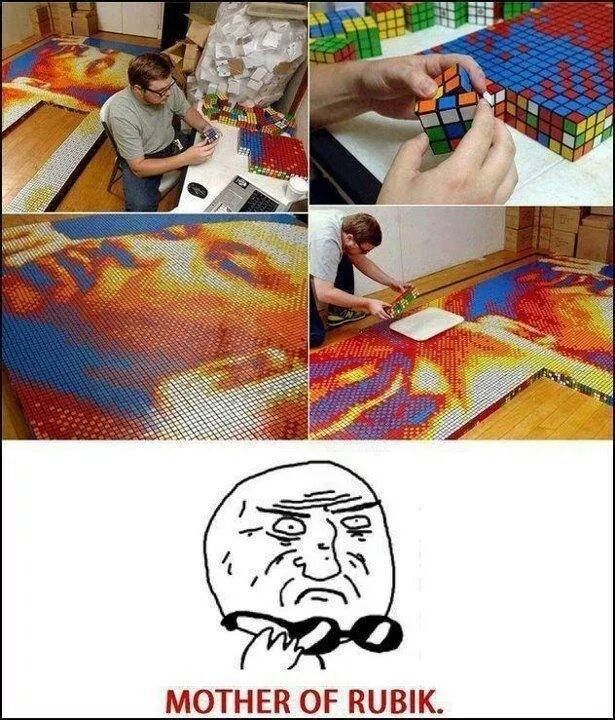 Cubos de Rubik... - meme