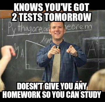 Good guy teacher - meme